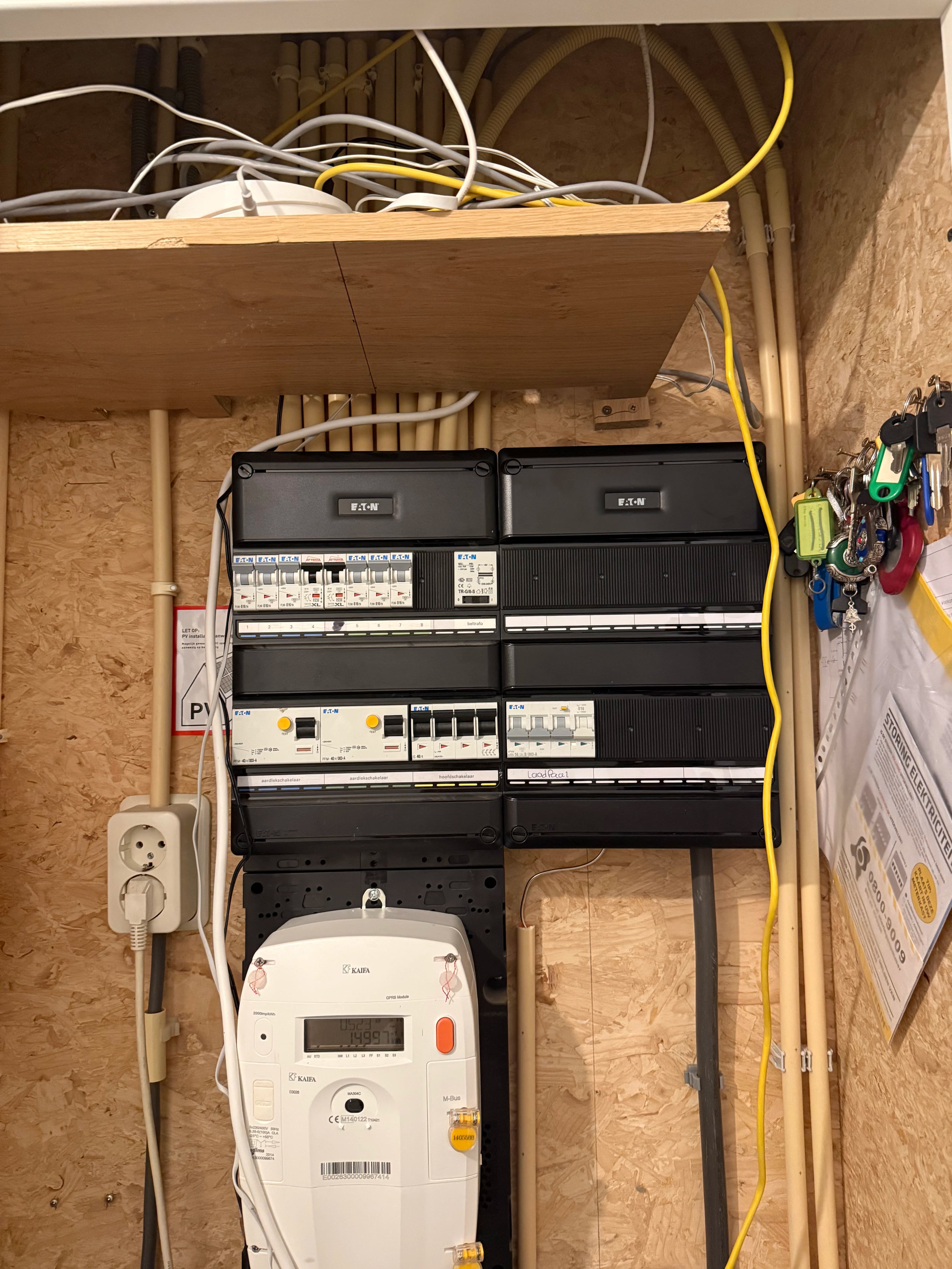 Groepenkast uitbreiding werkzaamheden